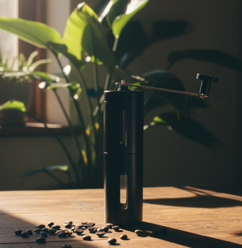 Portable Hand Crank Coffee Grinder